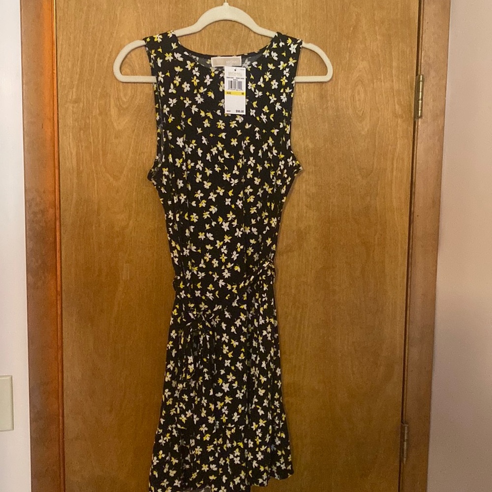 Michael Kors Black Floral Dress